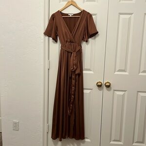 Rust Colored Baltic Born Maxi Dress